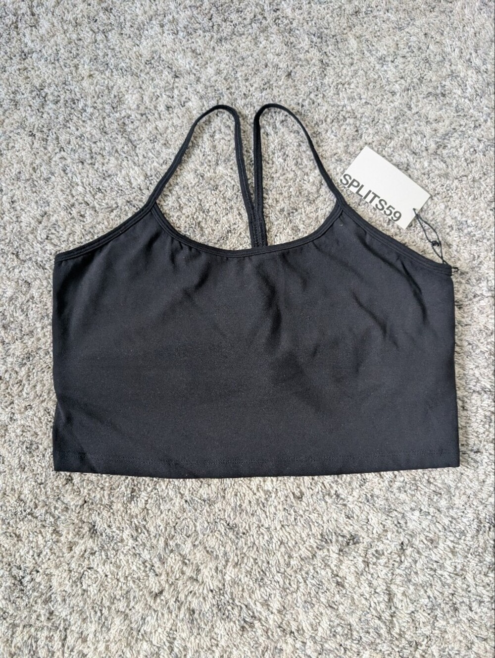 Splits59 Black Airweight Crop XL